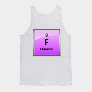 Fluorine Element Tile - Periodic Table Tank Top